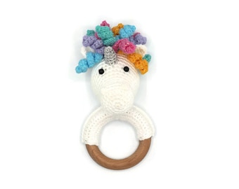 CROCHET PATTERN unicorn rattle