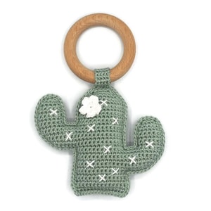 CROCHET PATTERN rattle cactus image 1