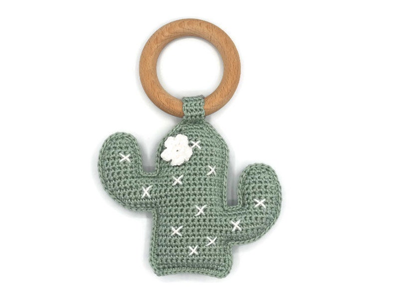 CROCHET PATTERN rattle cactus image 1