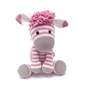 CROCHET PATTERN Wobble Zebra small Version 