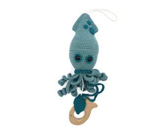 CROCHET PATTERN baby music box squid