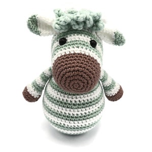 CROCHET PATTERN Wobble Zebra (small version)