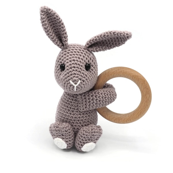 PATRON AU CROCHET hochet lapin