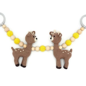 CROCHET PATTERN deer stroller toy
