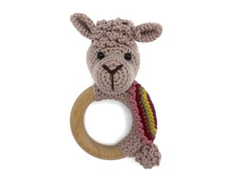 CROCHET PATTERN rattle alpaca