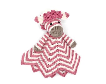 CROCHET PATTERN lovey zebra