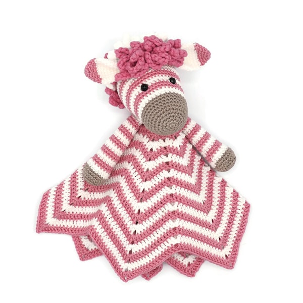 CROCHET PATTERN lovey zebra