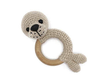 CROCHET PATTERN rattle seal