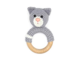 CROCHET PATTERN rattle cat