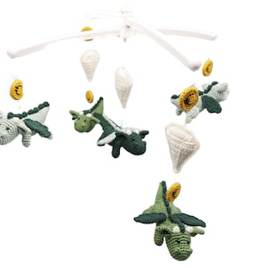 CROCHET PATTERN baby mobile dragons