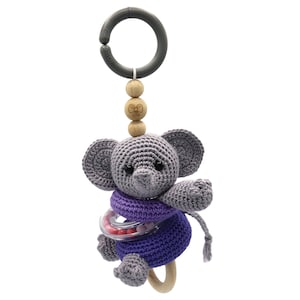 CROCHET PATTERN stroller toy elephant