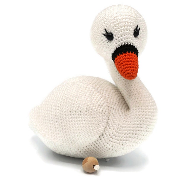 CROCHET PATTERN Swan ZarahMusical Stuffed Animal