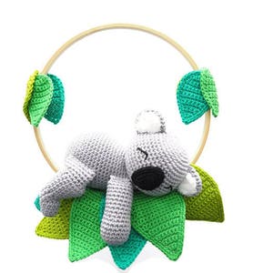 CROCHET PATTERN baby mobile koala