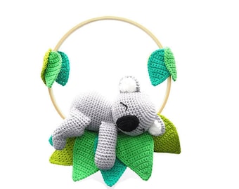 CROCHET PATTERN baby mobile koala