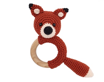 CROCHET PATTERN rattle fox