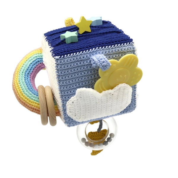 CROCHET PATTERN Activity Cube Weather