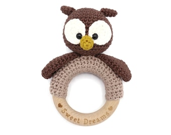 CROCHET PATTERN rattle owl