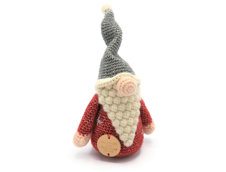 CROCHET PATTERN christmas gnome image 4