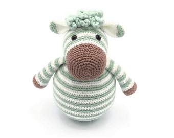 CROCHET PATTERN Wobble Zebra (big version)