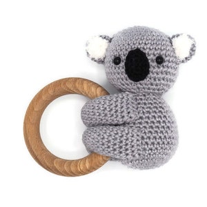 CROCHET PATTERN rattle Koala image 1