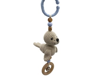CROCHET PATTERN stroller toy seal