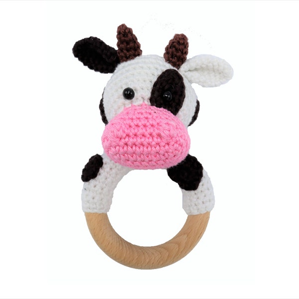 CROCHET PATTERN rattle cow