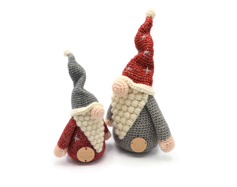 CROCHET PATTERN christmas gnome image 2