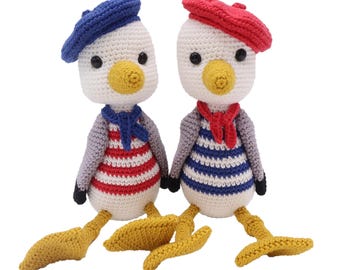 CROCHET PATTERN seagull Jean Jacques