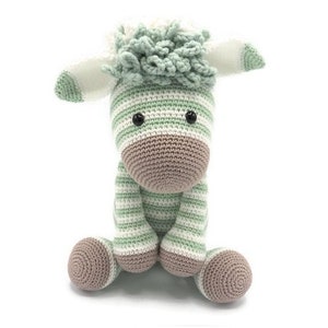 CROCHET PATTERN Zoe zebra & donkey Alex image 2