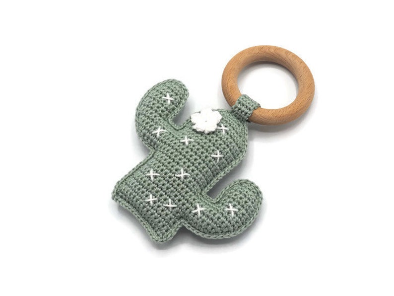 CROCHET PATTERN rattle cactus image 3