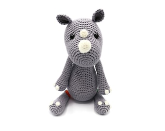 CROCHET PATTERN Magnetic Animal Rhino