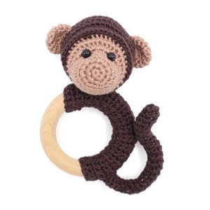 CROCHET PATTERN rattle monkey