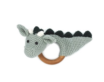 CROCHET PATTERN rattle dragon