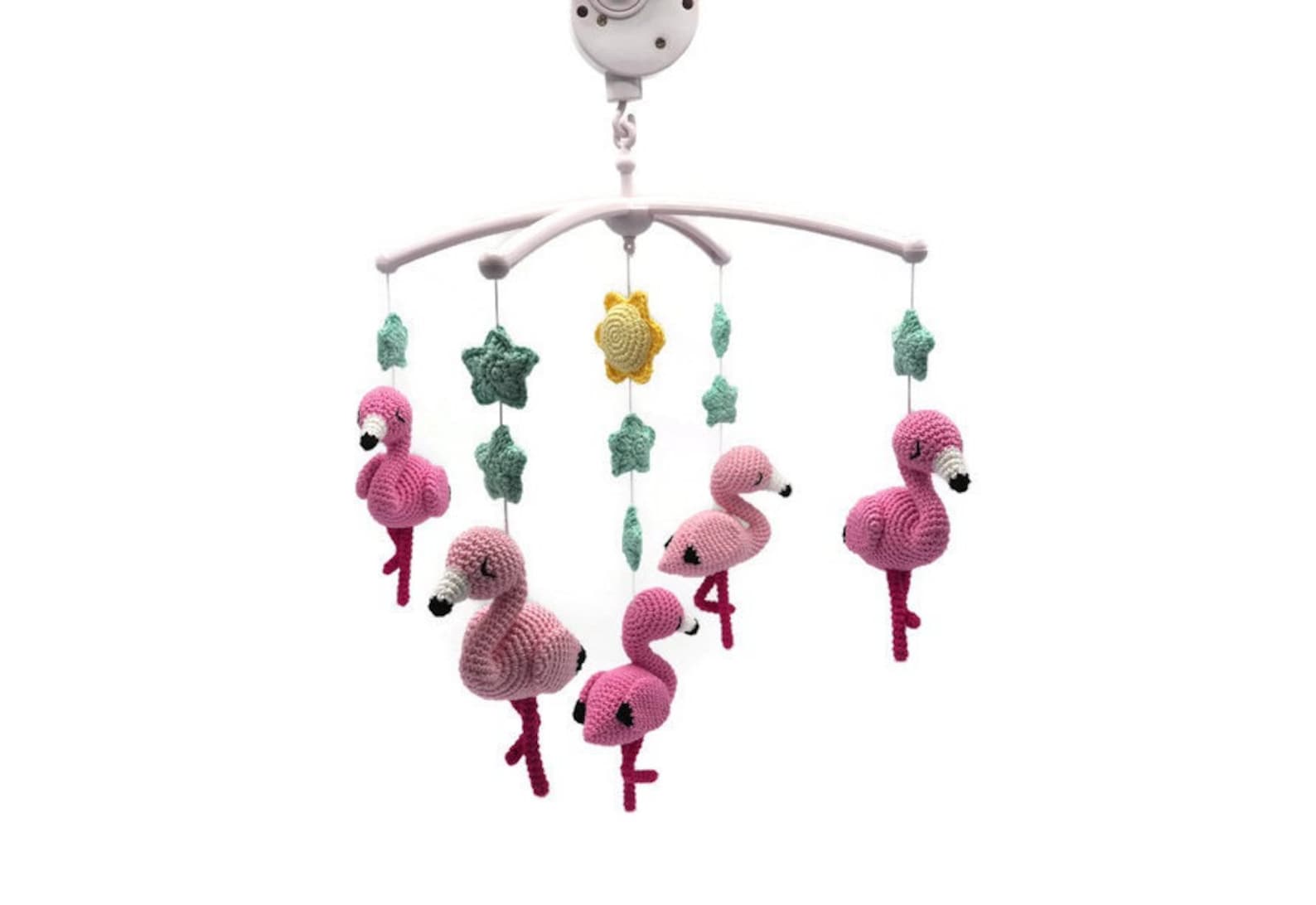 CROCHET PATTERN Baby Mobile Flamingos Etsy