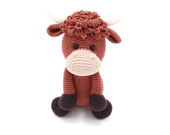 CROCHET PATTERN Highland Cow Bruce