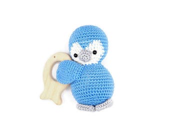 CROCHET PATTERN rattle penguin