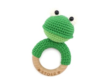 CROCHET PATTERN rattle frog