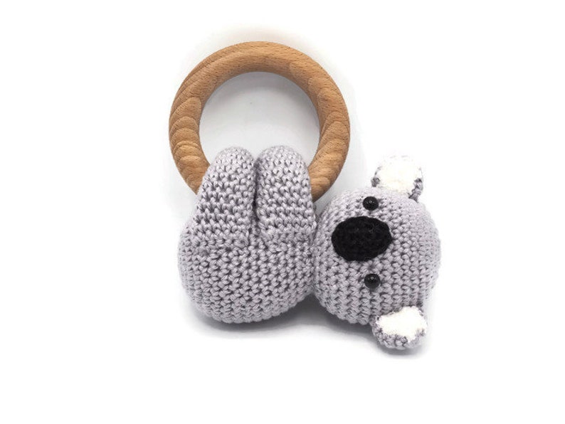 CROCHET PATTERN rattle Koala image 3