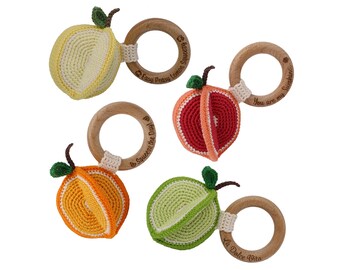 CROCHET PATTERN rattle Citrus