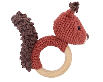 CROCHET PATTERN rattle squirrel