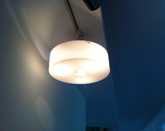 Disc Lamp Luxus Vittsjö Sweden Uno & Östen Kristiansson Danish Modern Chandelier pendant hanging mid century lamp design