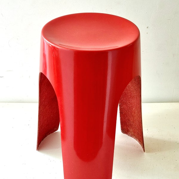Tabouret éléphant en fibre de verre inspiré de Sori Yanagi original des années 60 Âge spatial Design japonais moderne du milieu du siècle Chaise de table d'appoint Kotobuki