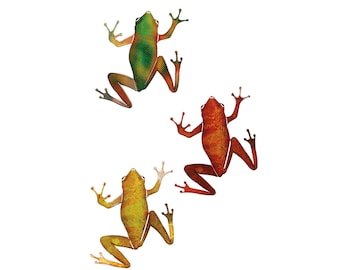 Frog Metal Art Etsy