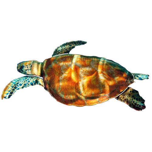 Turtle Wall Art Large Outdoor Ocean Wall Decor Sea Turtle Etsy
