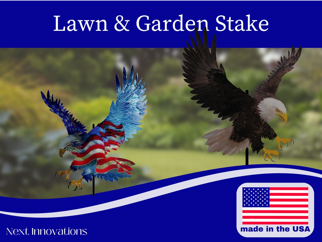 Buy Yard Art Garden Decor Bald Eagle Lawn and Garden Stake Online in India  Etsy