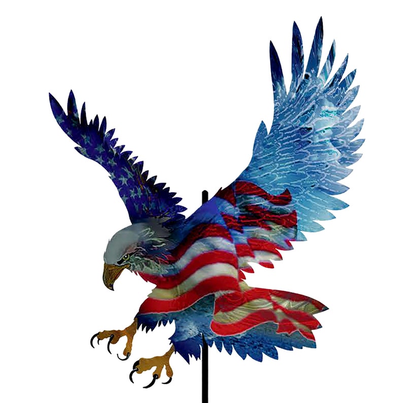 Yard Art Garden Decor Bald Eagle Lawn and Garden Stake - Etsy