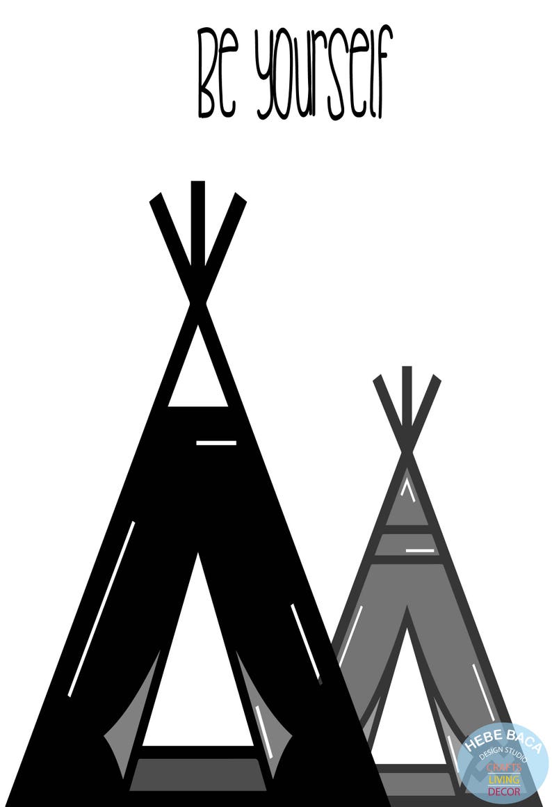 Black and White Nursery Wall Art Modern Nursery Decor Etsy