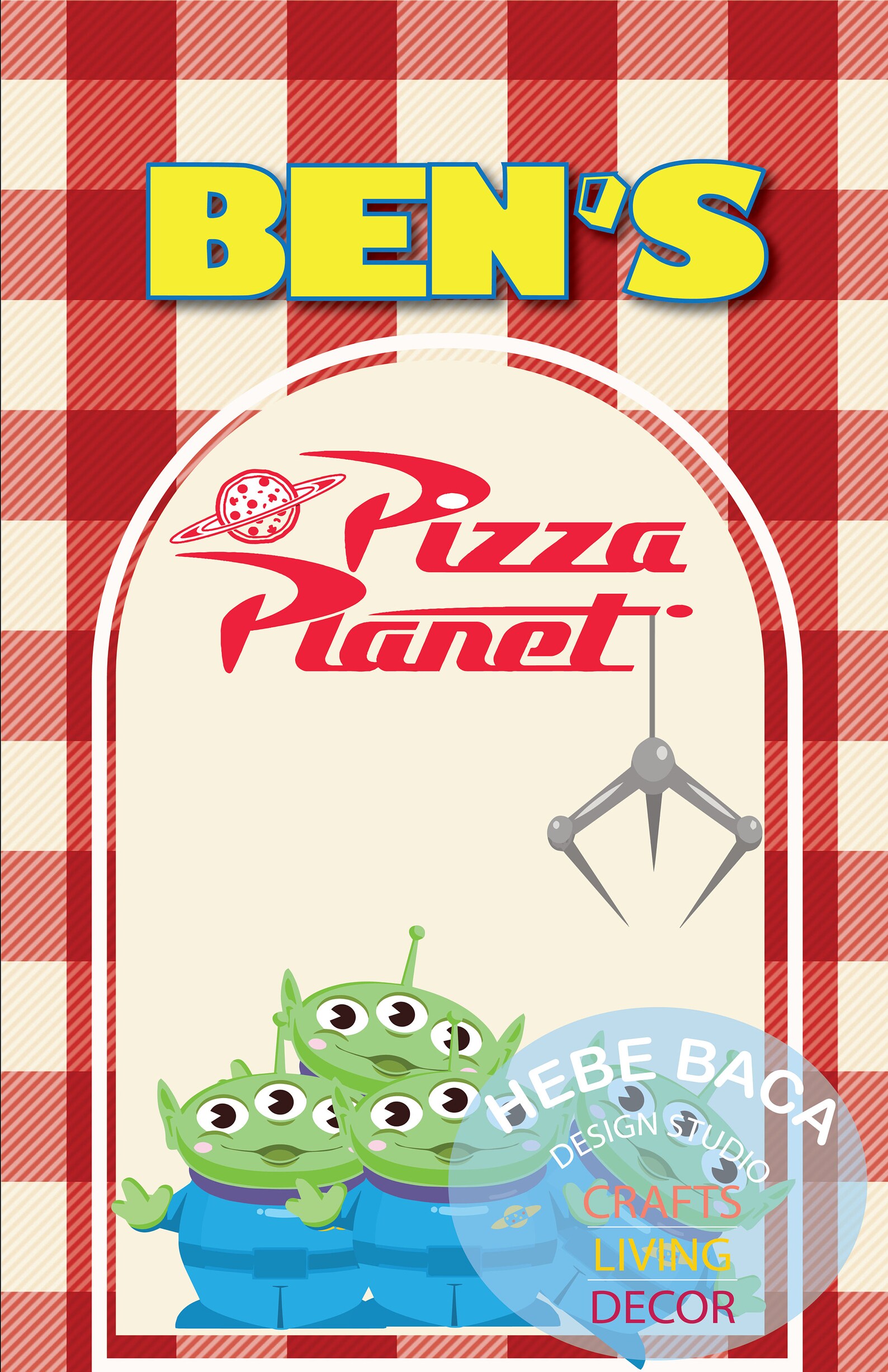 pizza-planet-party-toy-story-welcome-sign-buzz-lightyear-welcome-sign