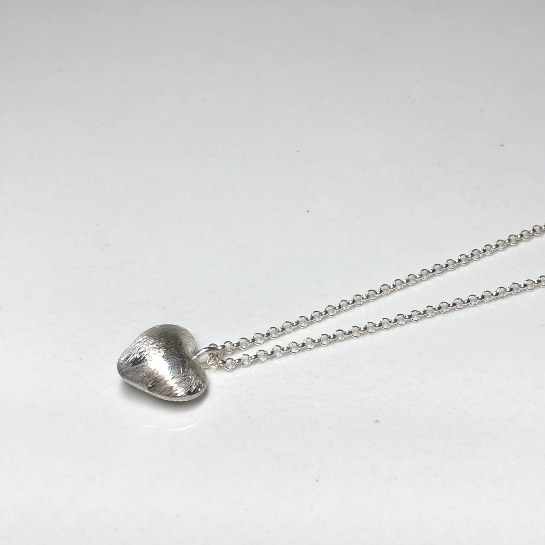 [韓国人気ジュエリー] nff heart spill layer necklace-silver heart spill layer necklace-silver - nff