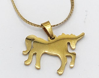 Unicorn Charm Necklace Lifestyle Pendant